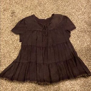 Distressed Alter’d State Peplum top